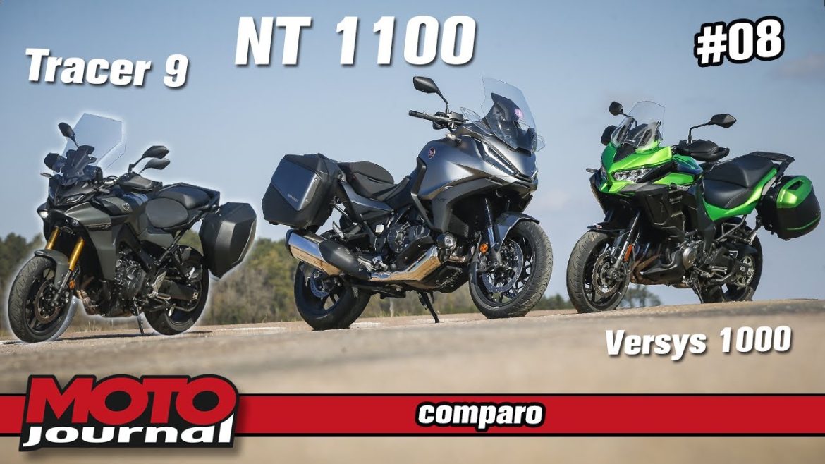 Comparaison approfondie des motos touring : honda nt 1100, yamaha tracer 9 gt et kawasaki versys 1000