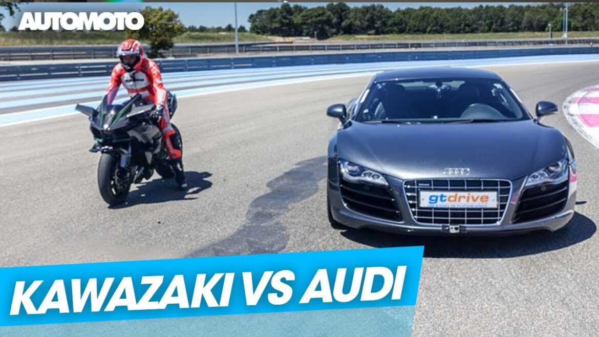 Affrontement ultime : Kawasaki Ninja H2R contre Audi R8 V10, une analyse approfondie des performances et de l&rsquo;ingénierie