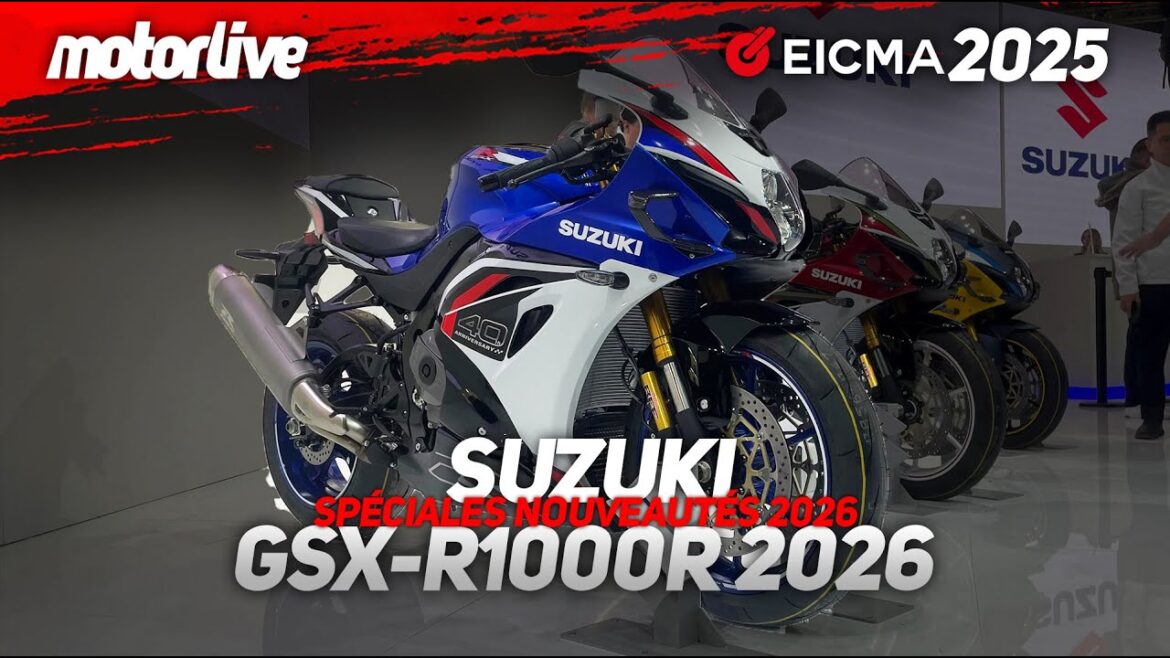 Découvrez la suzuki gsx r1000r 2026 : un aperçu complet des innovations d&rsquo;eicma 2025