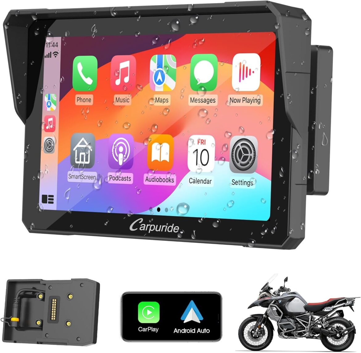 Transformez votre moto avec cet écran 7&Prime; magique 🌟 : la révolution du CarPlay sans fil vous attend !