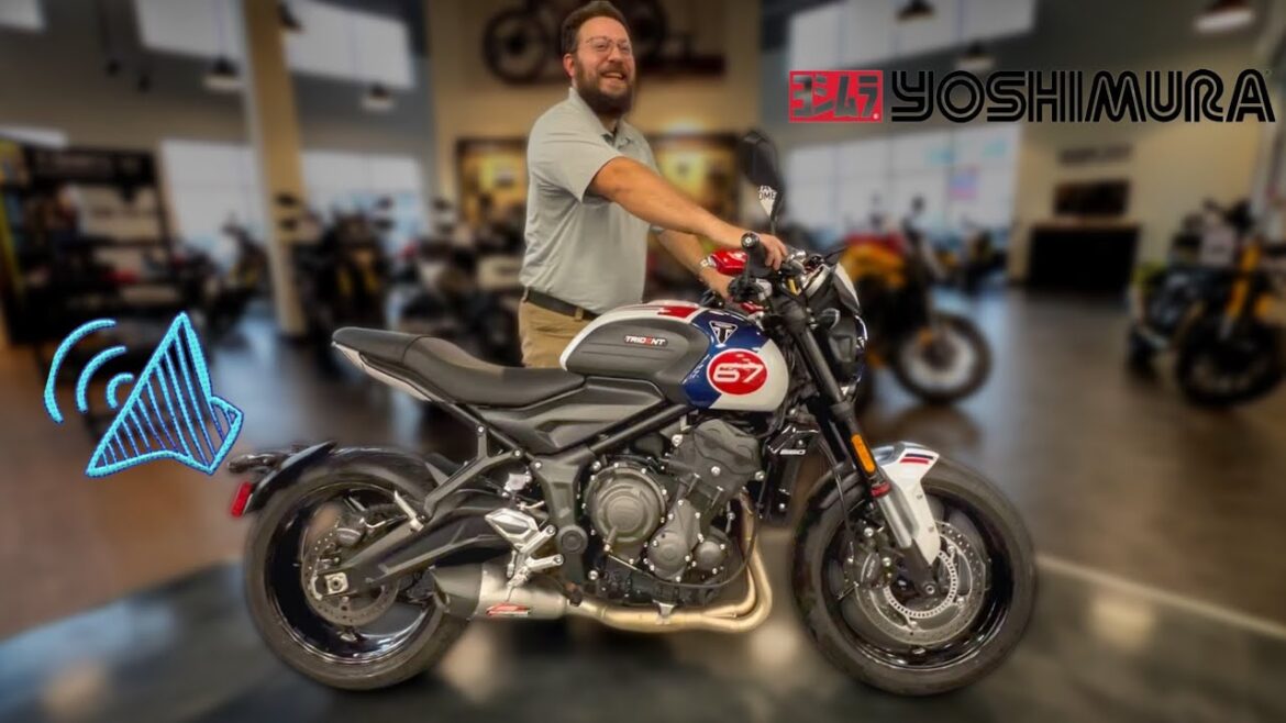 Découvrez le potentiel caché du 2025 triumph trident avec l&rsquo;échappement complet yoshimura : une analyse approfondie